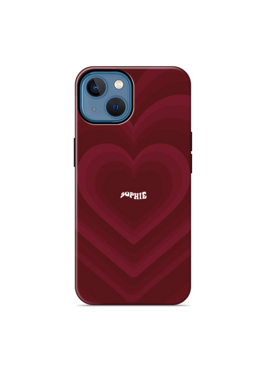 Feeling Burgundy Phone Case