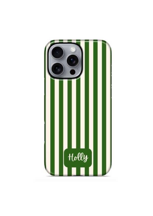 The Stripe Edit - Forest Green