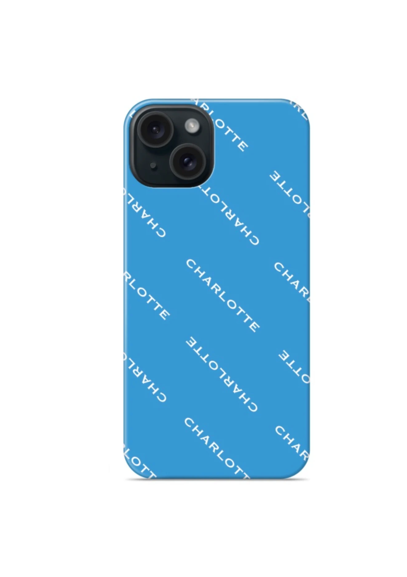 Say My Name Phone Case - Baby Blue