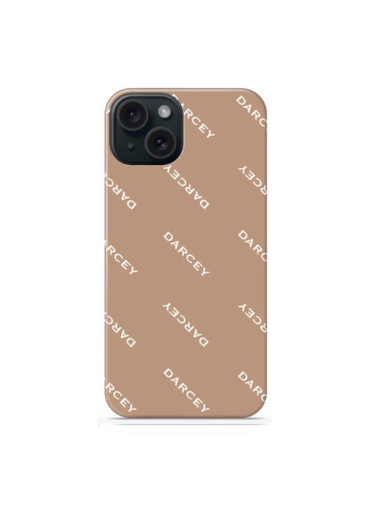 Say My Name Phone Case - Taupe