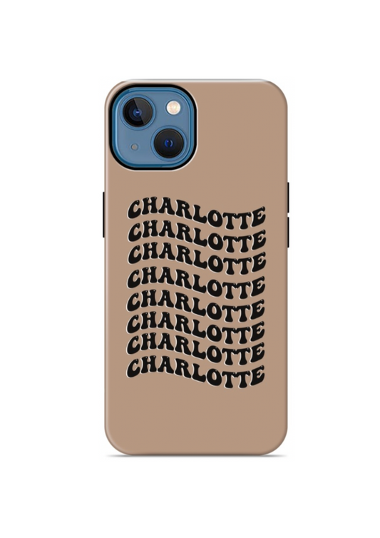 Wavey Phone Case - Taupe