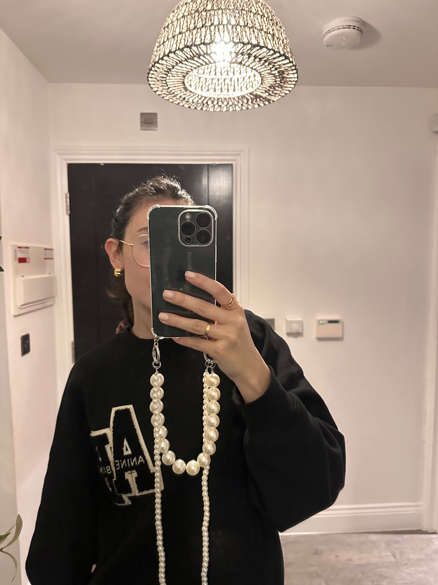 Pearl Chain Phone Case