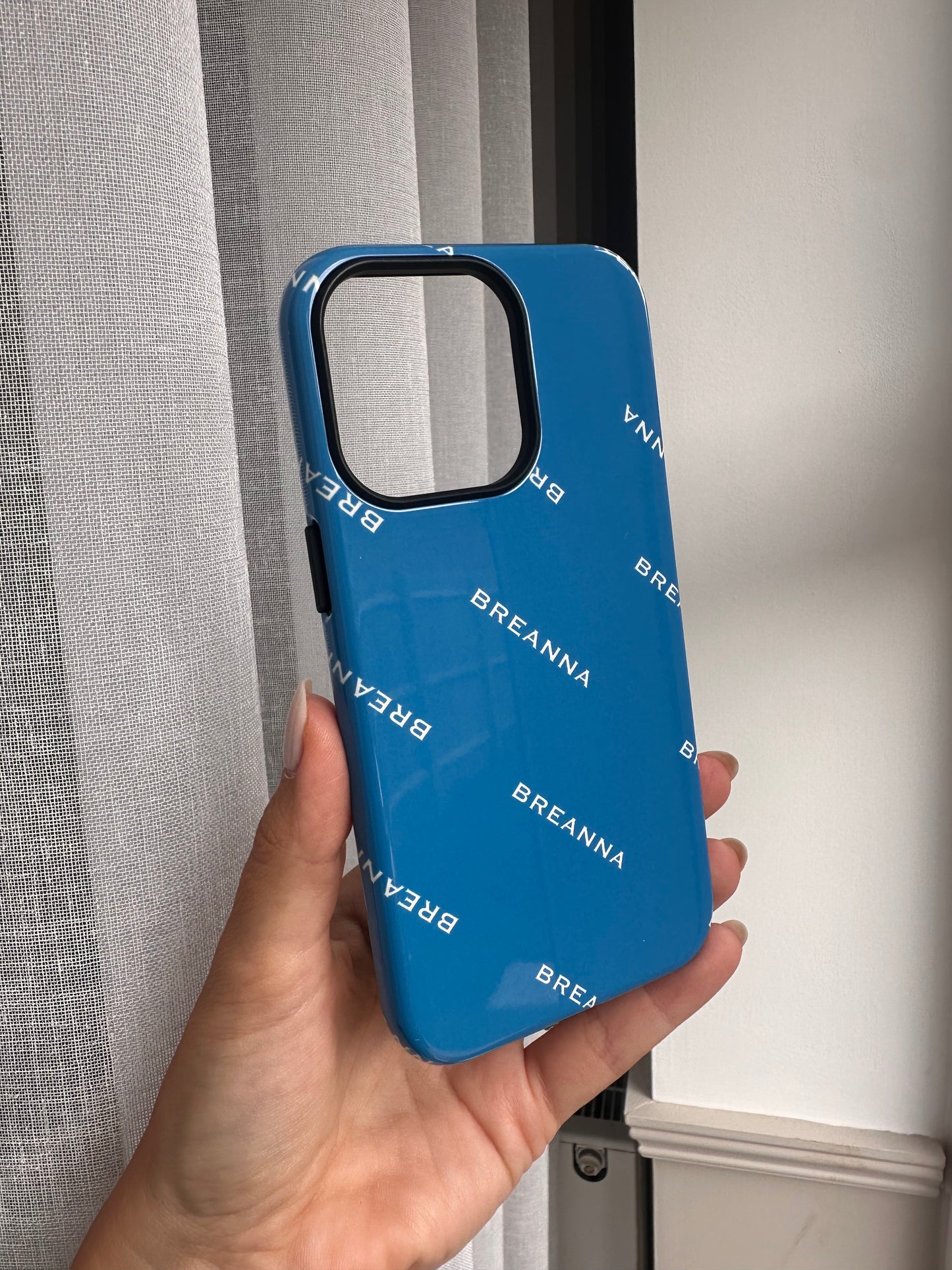 Say My Name Phone Case - Baby Blue