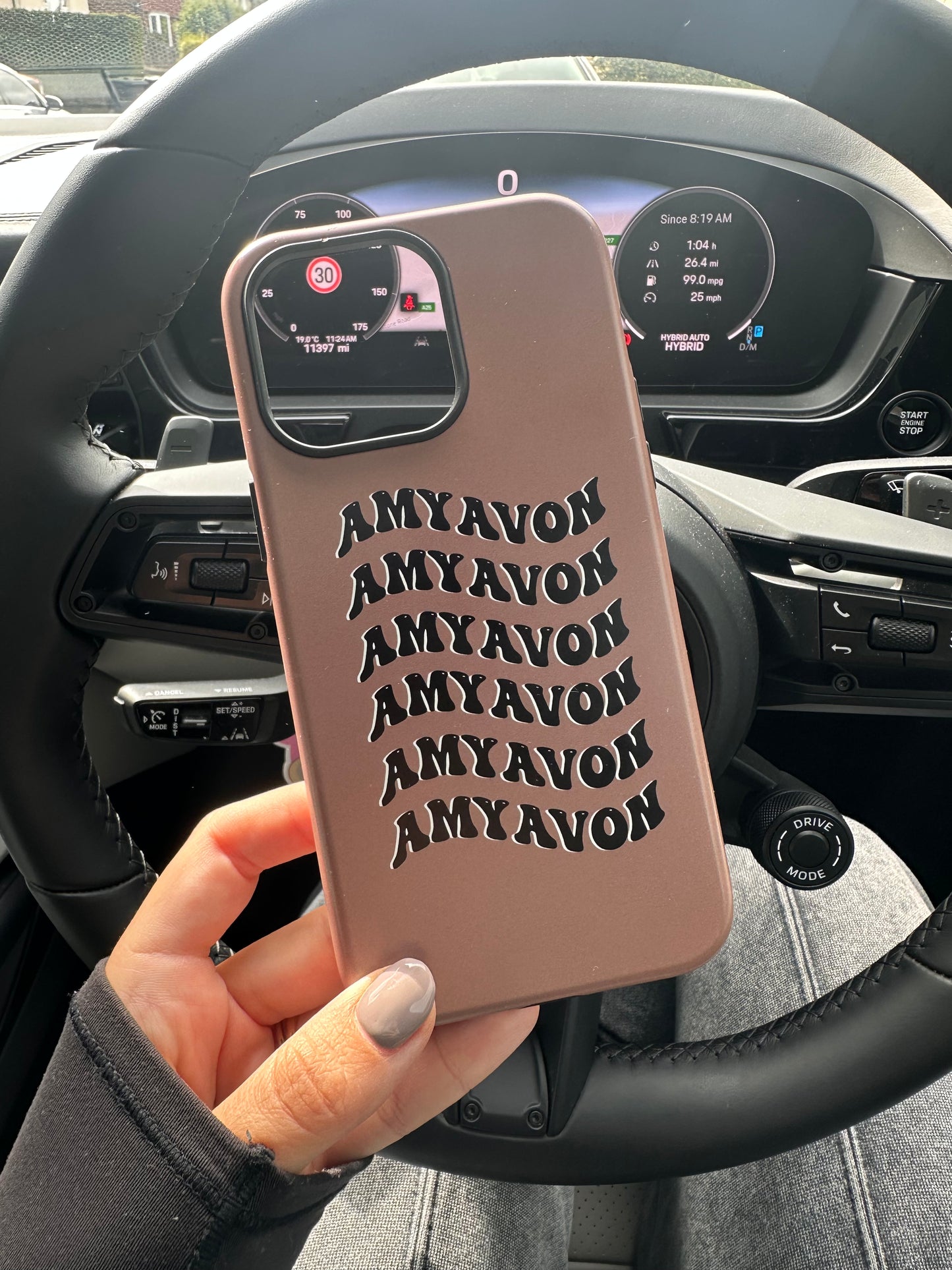 Wavey Phone Case - Taupe