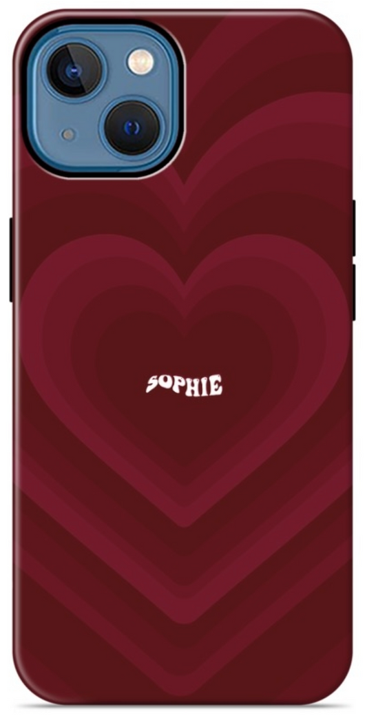 Feeling Burgundy Phone Case