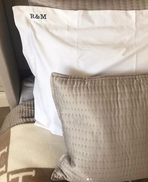 Oxford Embroidered Pillow Case Single