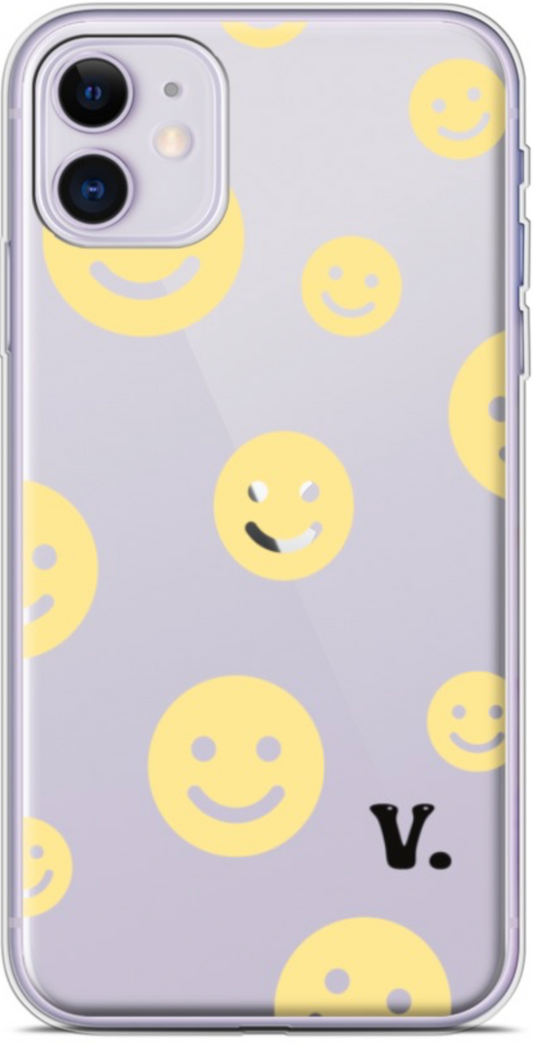 Smiley Clear Phone Case